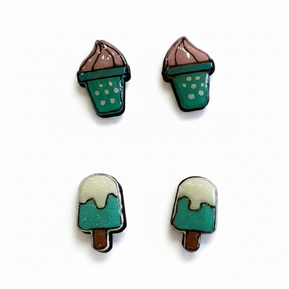 Ice Cream Scoop Earrings
