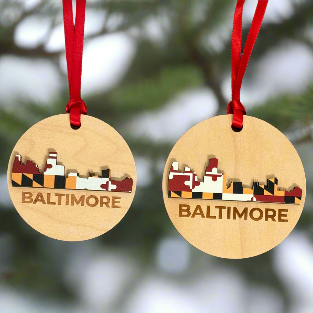 Baltimore Skyline Ornament