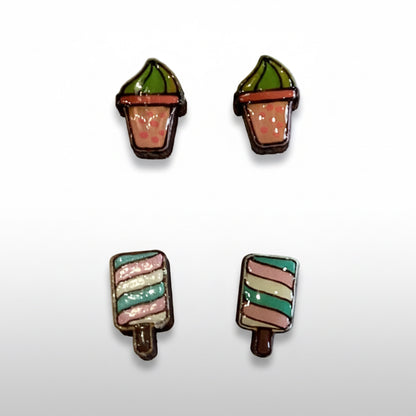Ice Cream Scoop Earrings