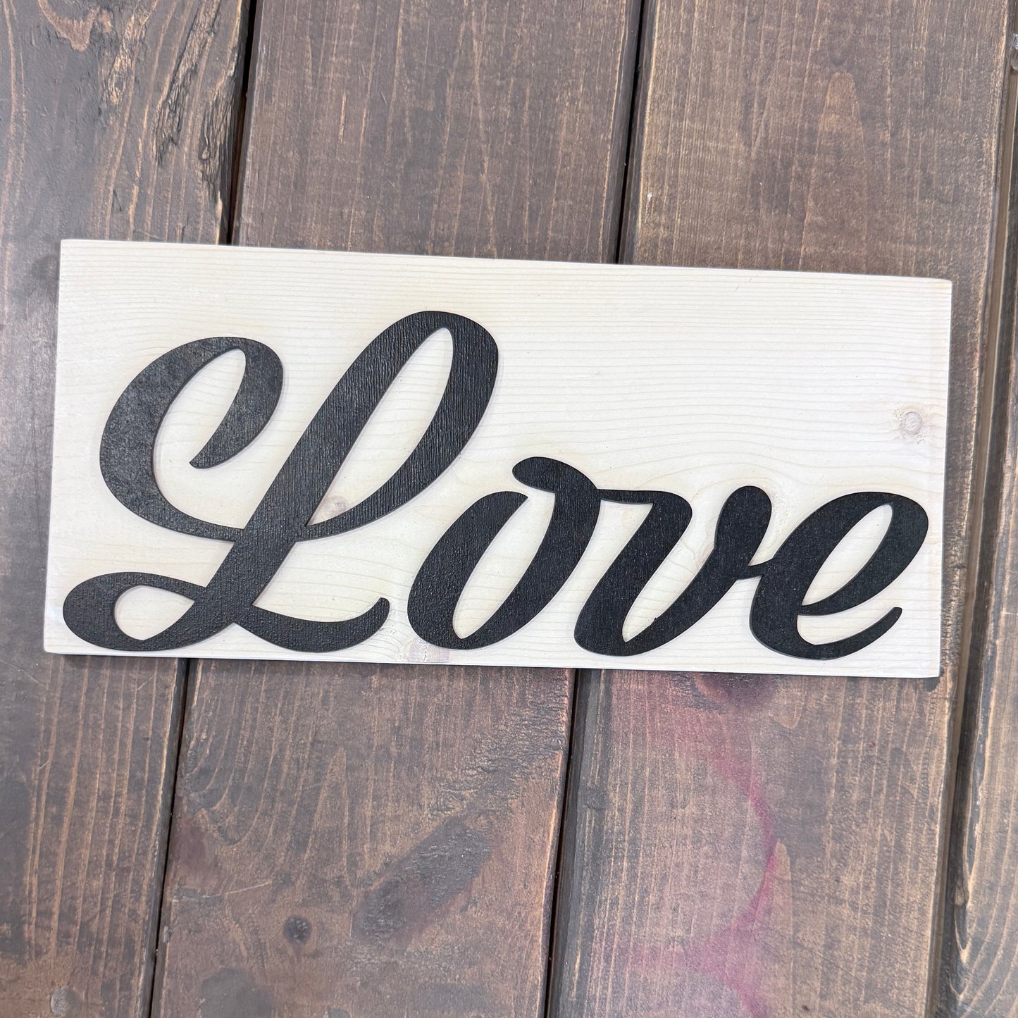 Love Wood Sign | 5”x12”