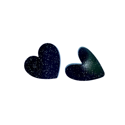 Galaxy Heart Stud Earring