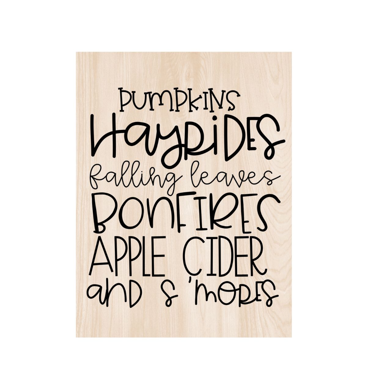 Wood Sign Workshop |Friday, October 17, 2025 | 6–9 PM
