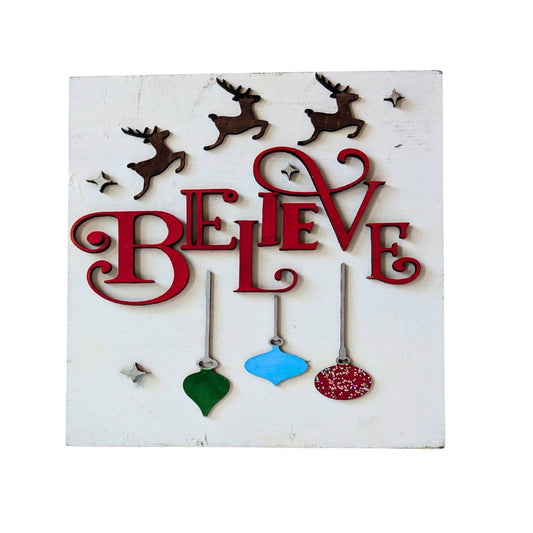 10 x 10 Believe Sign