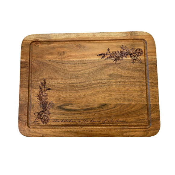 Rectangle Cutting Board w/ Juice Groove