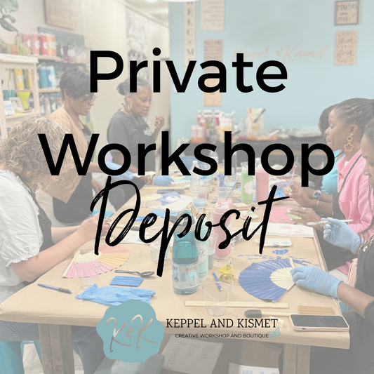 Private Workshop Deposit - Only purchase if your date has been confirmed by our team.
