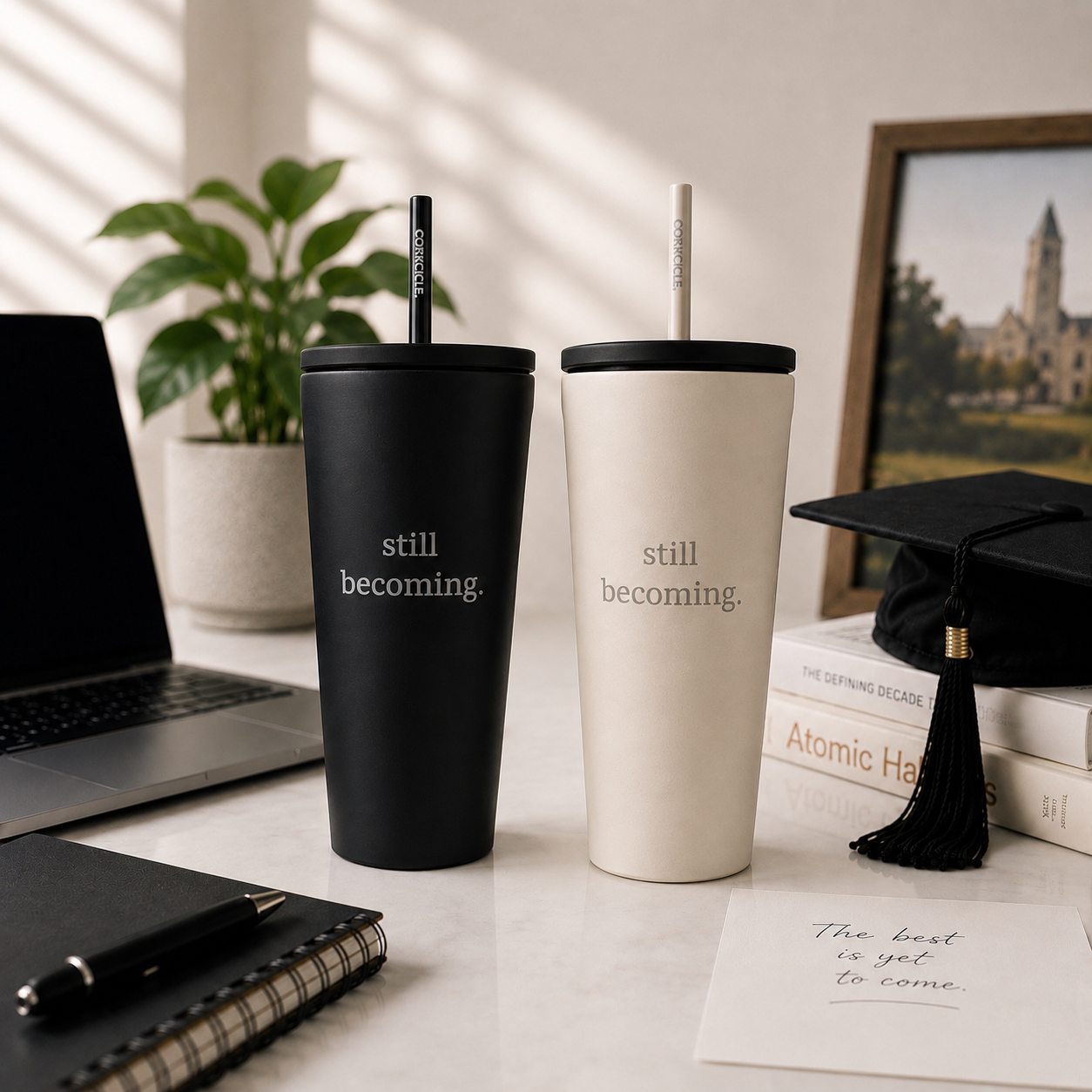 still becoming engraved Corkcicle 24oz Cold Cup