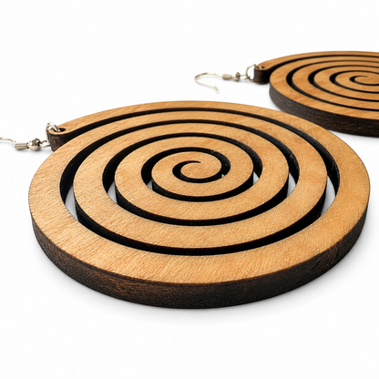 Live Crafted “Coil” Earring