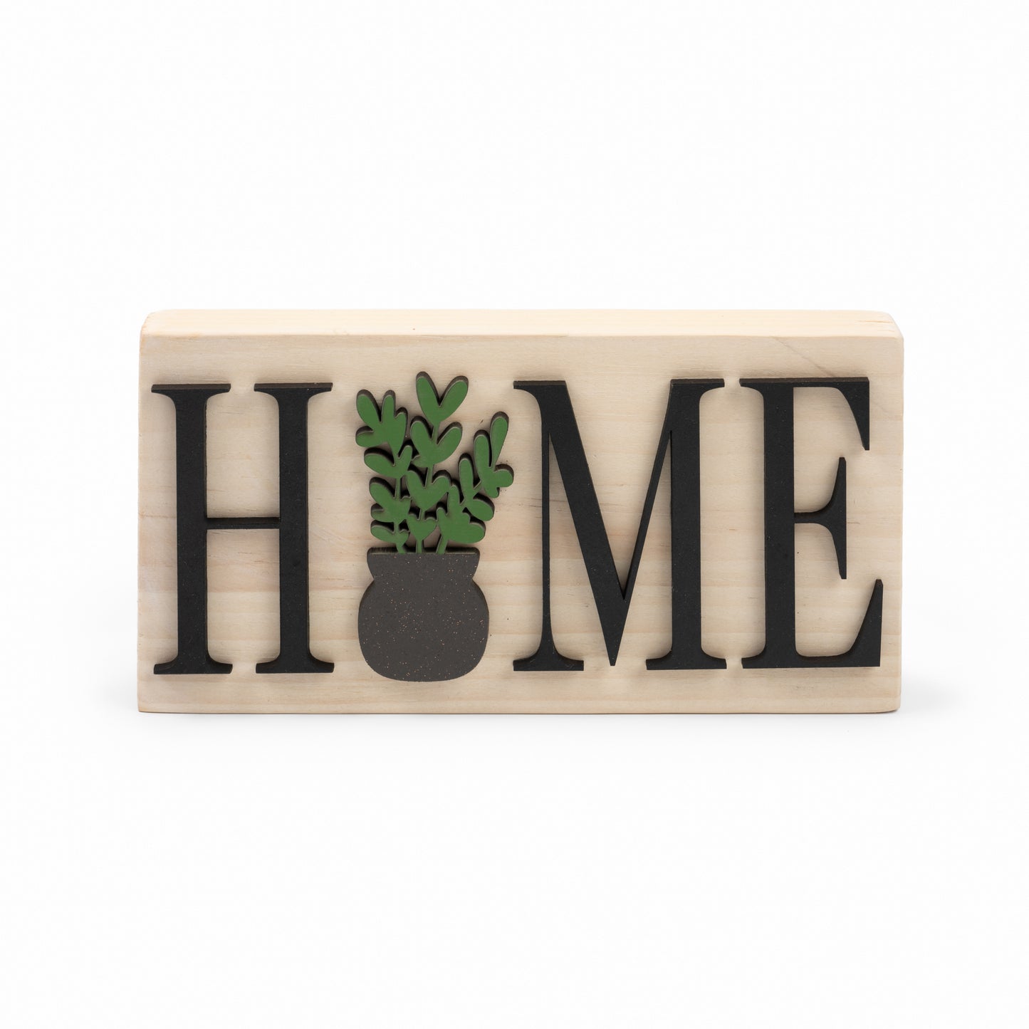 HOME succulent sign