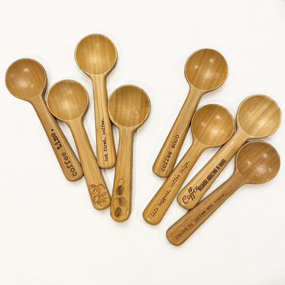 Engraved Coffee Scoop/Bag Clip