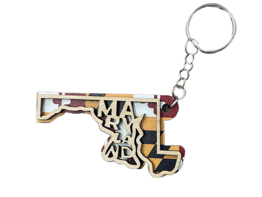 MD Flag Key Chain