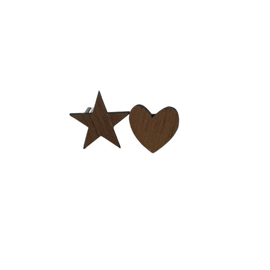 Star & Heart Earrings