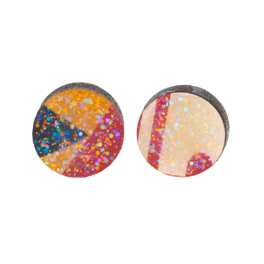 Maryland Button Stud Earrings