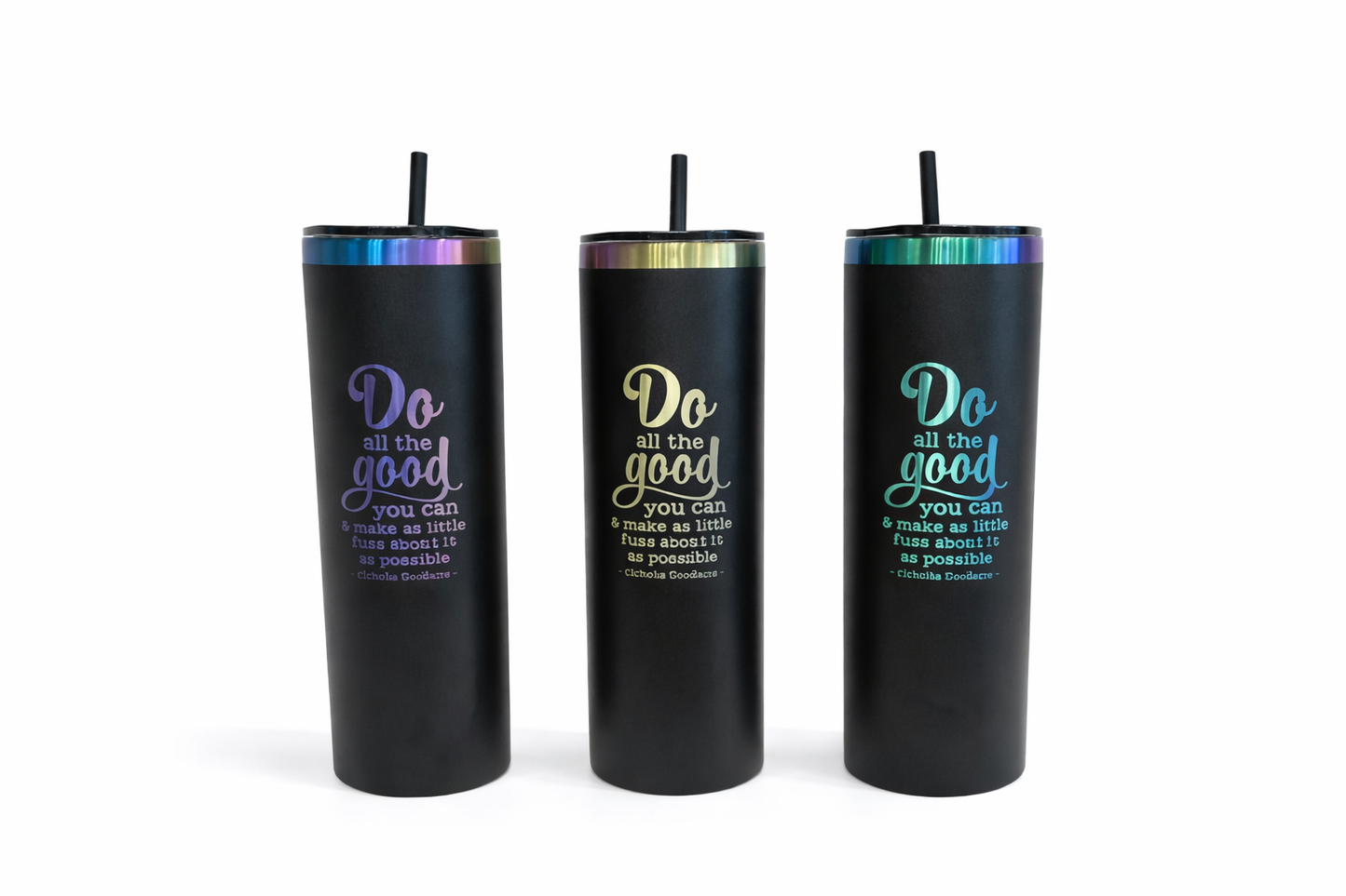 20oz POWDER COATED SKINNY EDGE TUMBLER