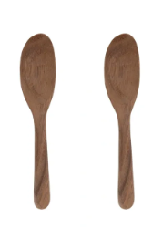 Hand-Carved Acacia Wood Small Spoon