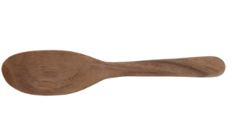 Hand-Carved Acacia Wood Small Spoon