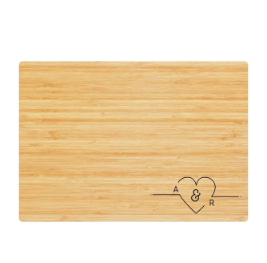 Personalized Monogram Bamboo Cutting Board