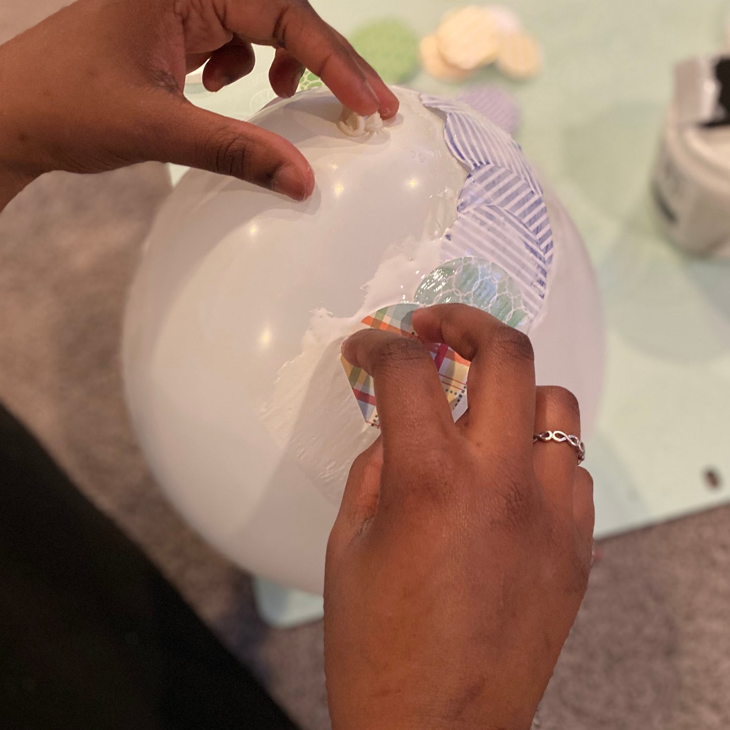 Hot Air Balloon Paper Mache Kit