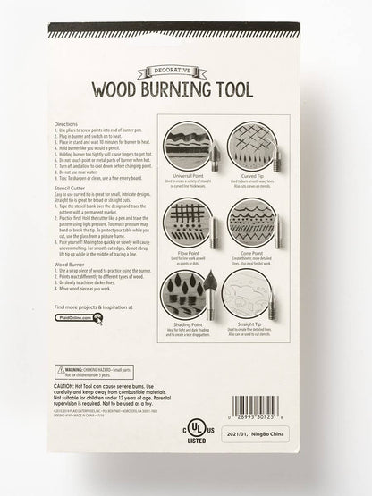 Decorative Wood Burning Tool 8 Piece