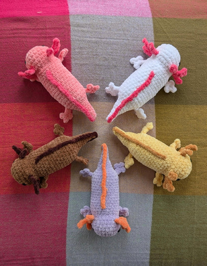 Axolotl Crochet Plushie by Frostgaze