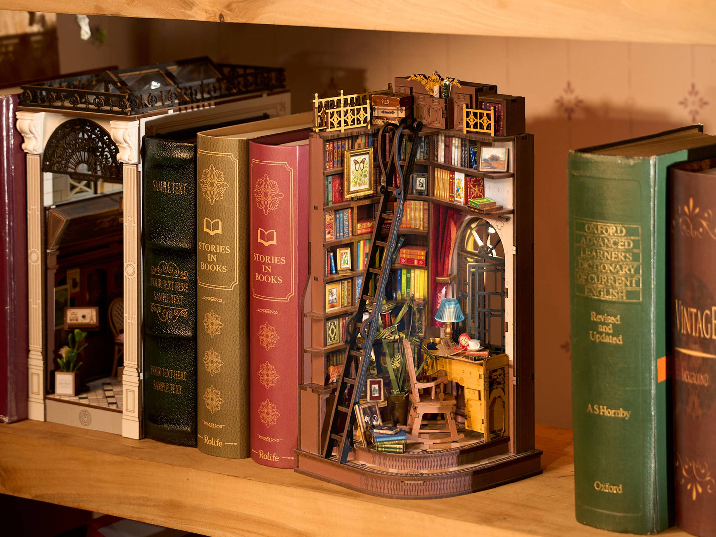 DIY Book Nook Kit: Silent Corner Study