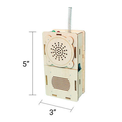 Build and Learn Walkie-Talkie STEM Kit (Set of 2)