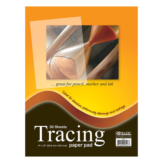 Tracing Paper Pad 9"X 12"(30 Ct.)