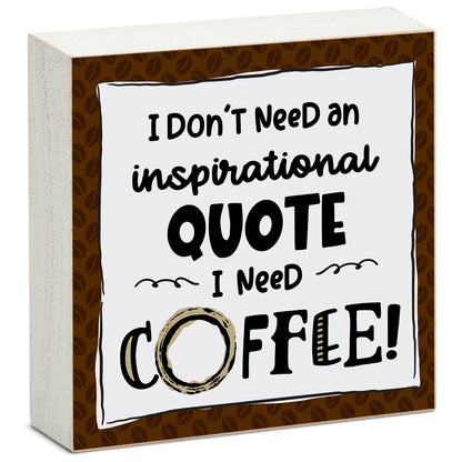 Witty Wood Block Quotes