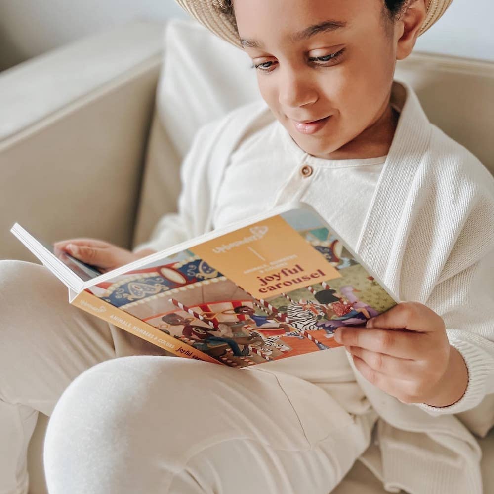Carousel Animals, Numbers & Colors - Board Book for Kids
