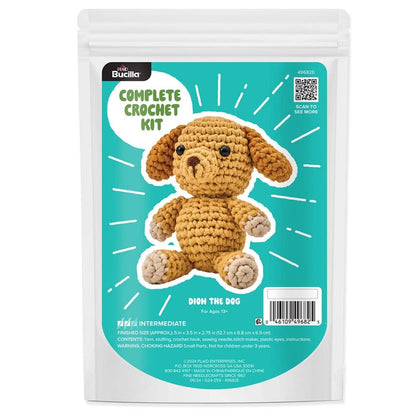 Bucilla Amigurumi Crochet Kit - Dion the Dog