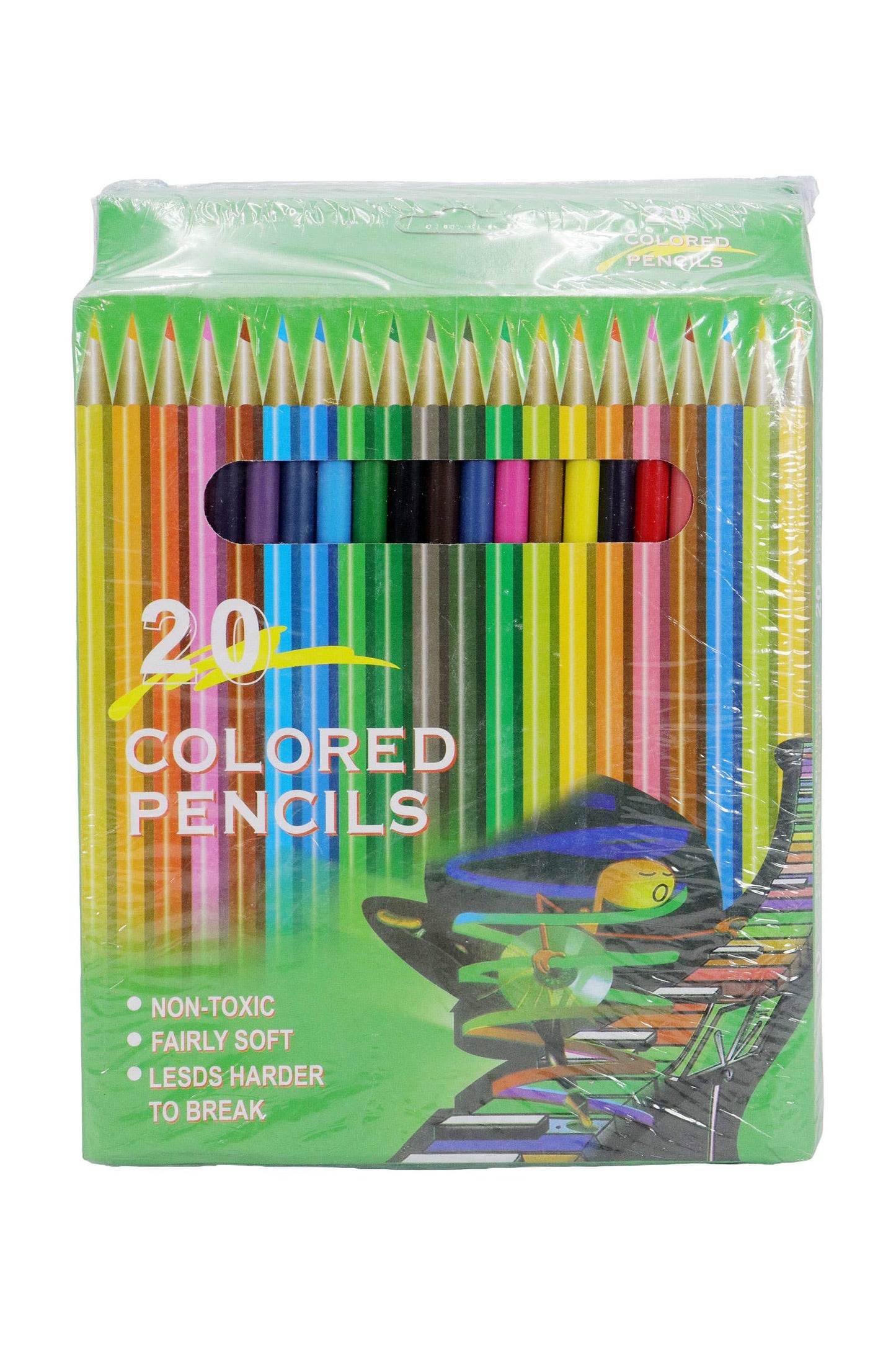 20 Colored Pencils Set - 12 Box