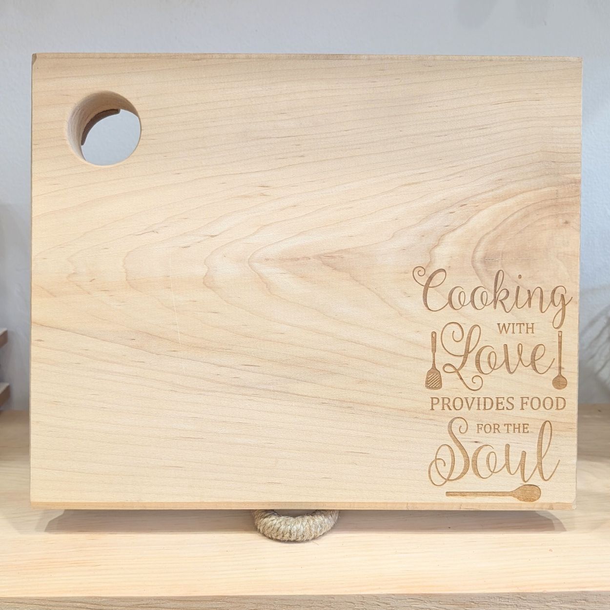 Cooking With Love Cutting Board