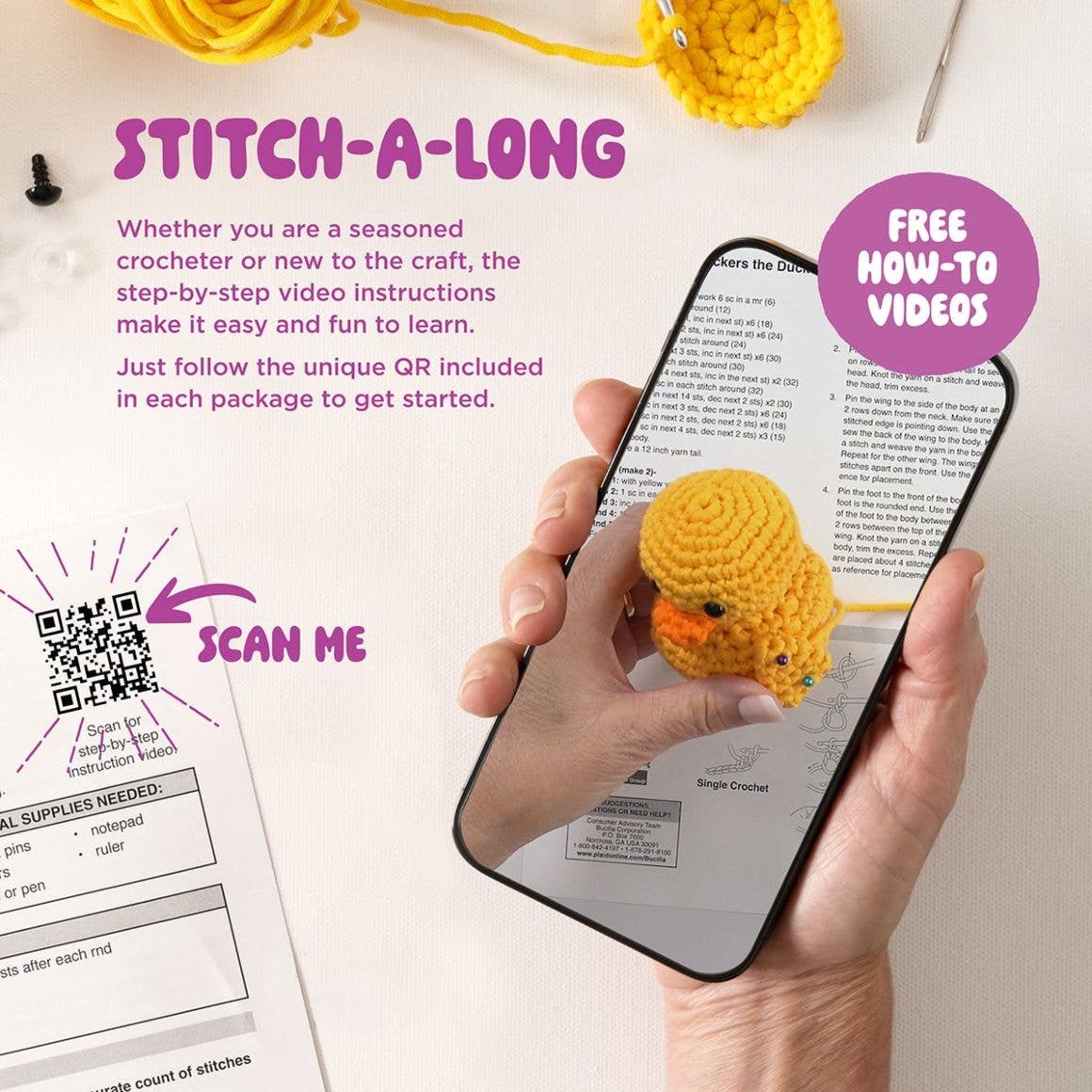 Bucilla Amigurumi Crochet Kit - Juno the Mushroom