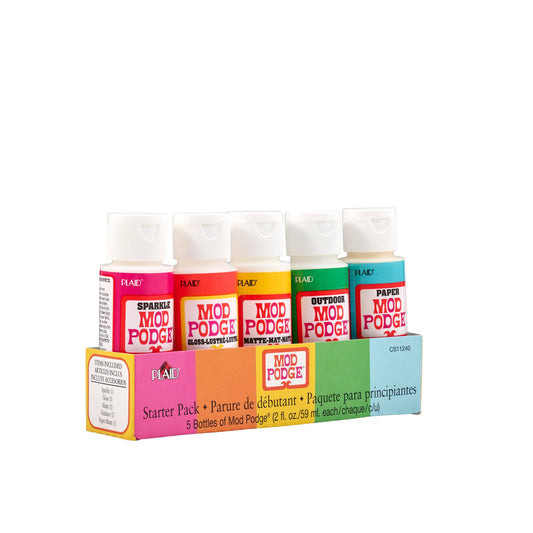 Mod Podge Starter Set: Glue, Sealer, & Finish  5 Piece