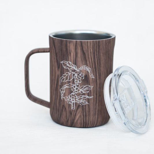 16oz Coffee Plant Engraved Corkcicle Mug
