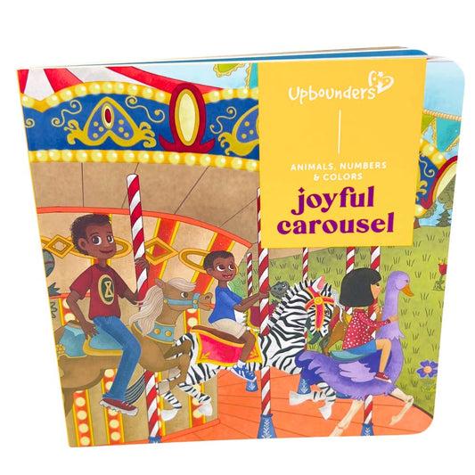 Carousel Animals, Numbers & Colors - Board Book for Kids
