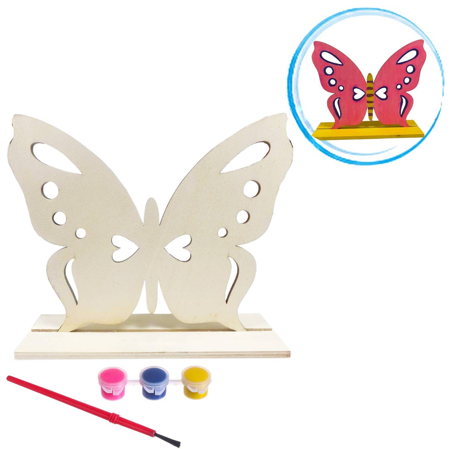 Wooden Painting Set- Butterfly