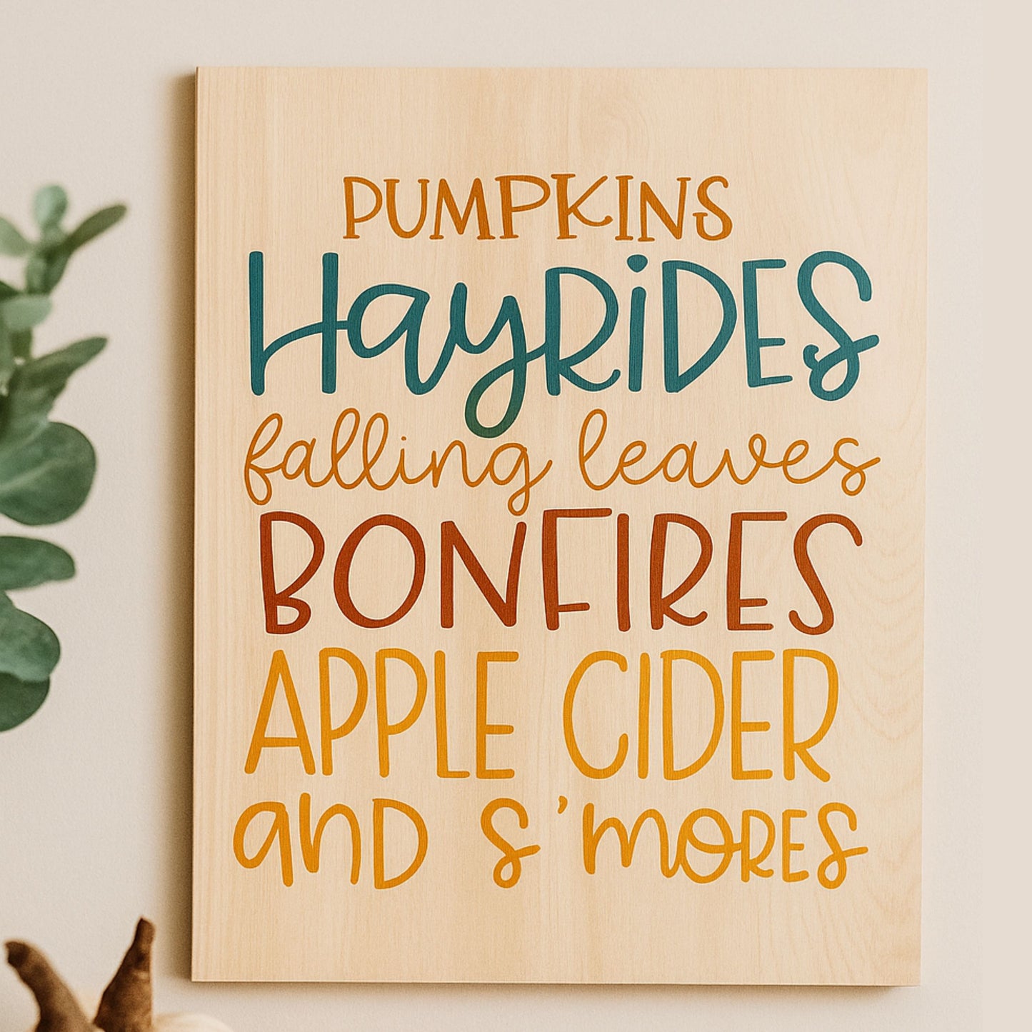 Wood Sign Workshop | Tuesday, October 7, 2025 | 12–3 PM