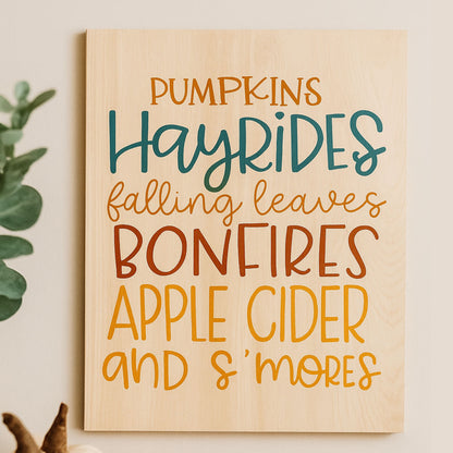 Wood Sign Workshop | Tuesday, October 7, 2025 | 12–3 PM