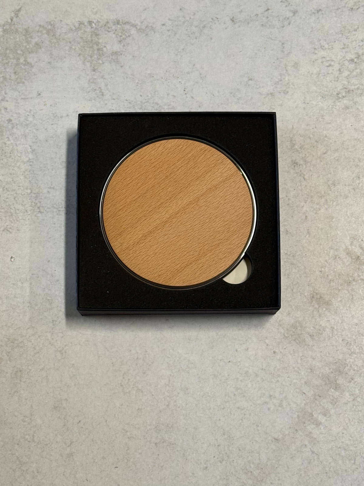 Wood Wireless Charger with black box