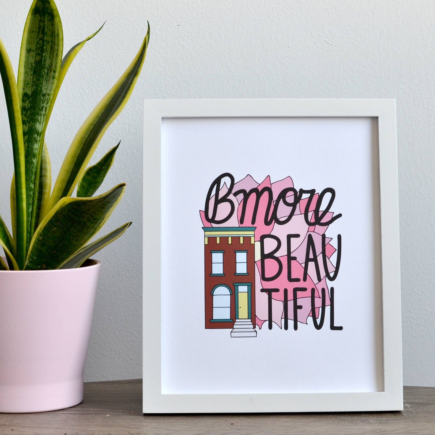 Bmore Beautiful 8x10 Illustrated Art Print