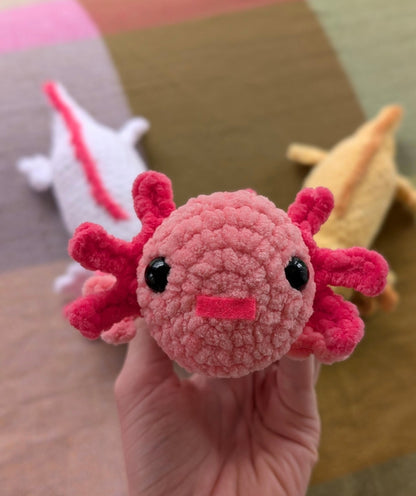 Axolotl Crochet Plushie by Frostgaze