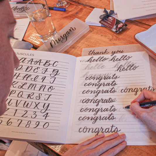 Introduction to Modern Brush Pen Calligraphy With Brittany DeNovellis