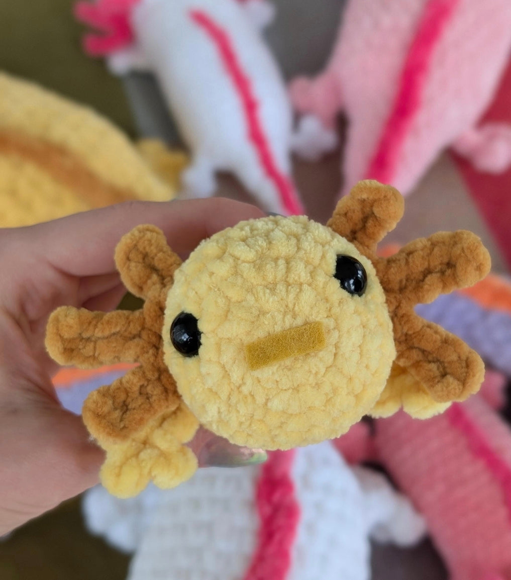 Axolotl Crochet Plushie by Frostgaze